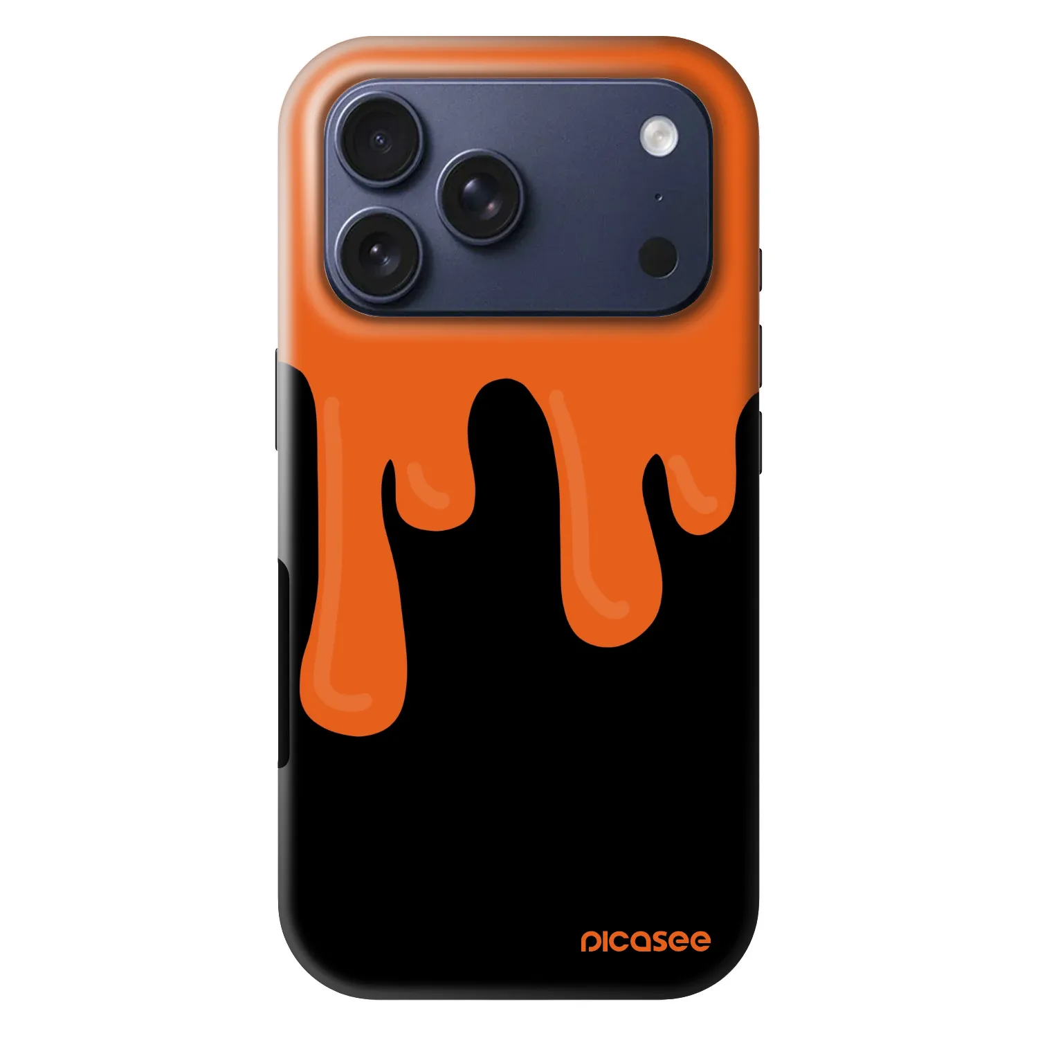 Picasee Fashion Case MagSafe Apple iPhone 17 Pro - Orange spooky