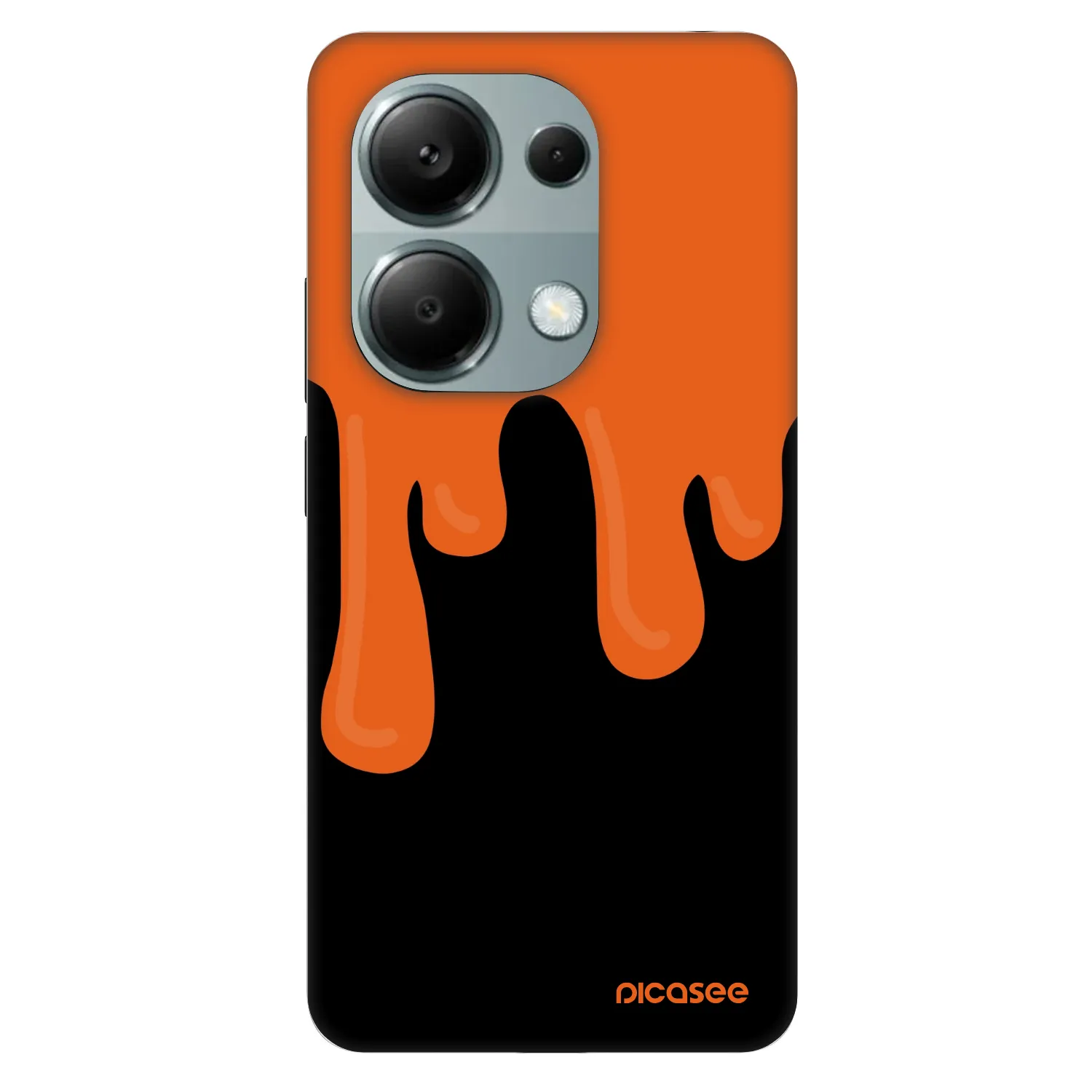 Picasee Fashion Case Xiaomi Redmi Note 13 Pro 4G - Orange spooky