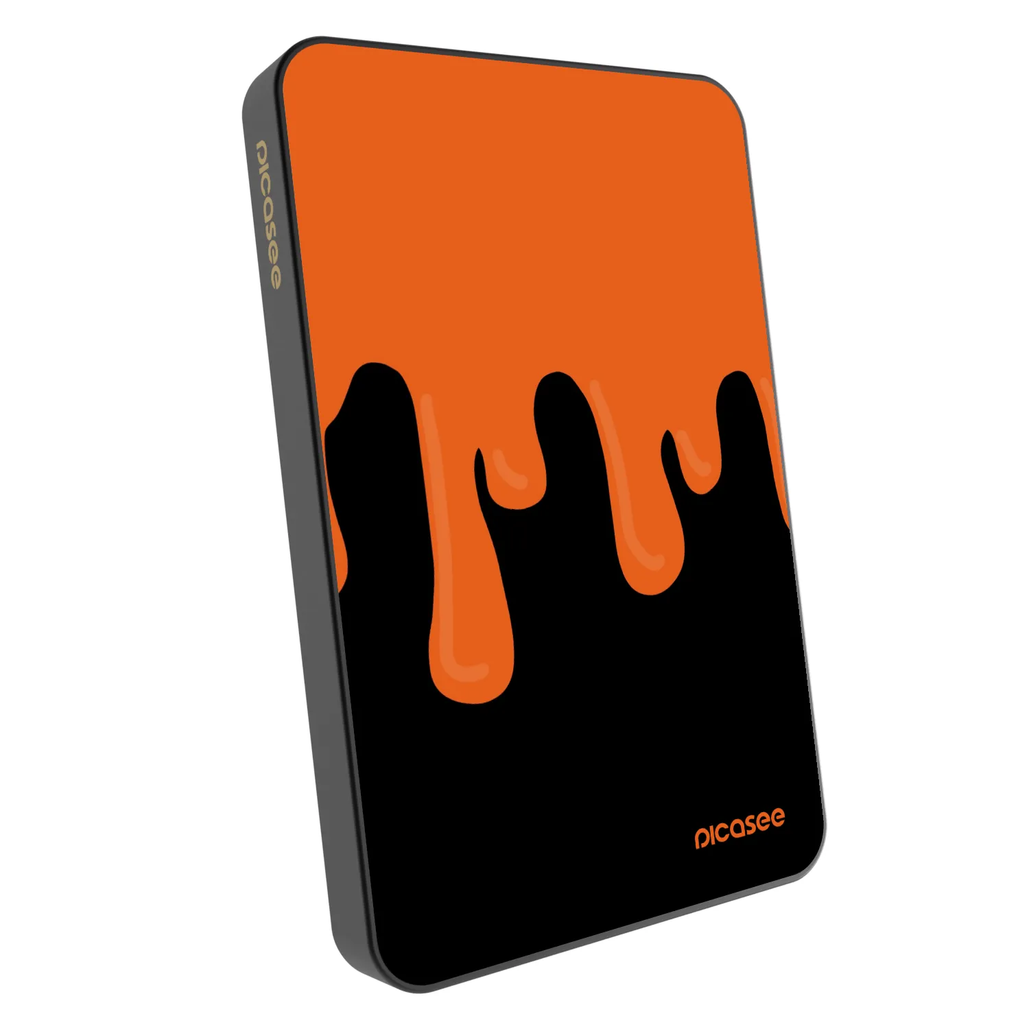Picasee Powerbank MagSafe 5 000 mAh Szürke - Orange spooky