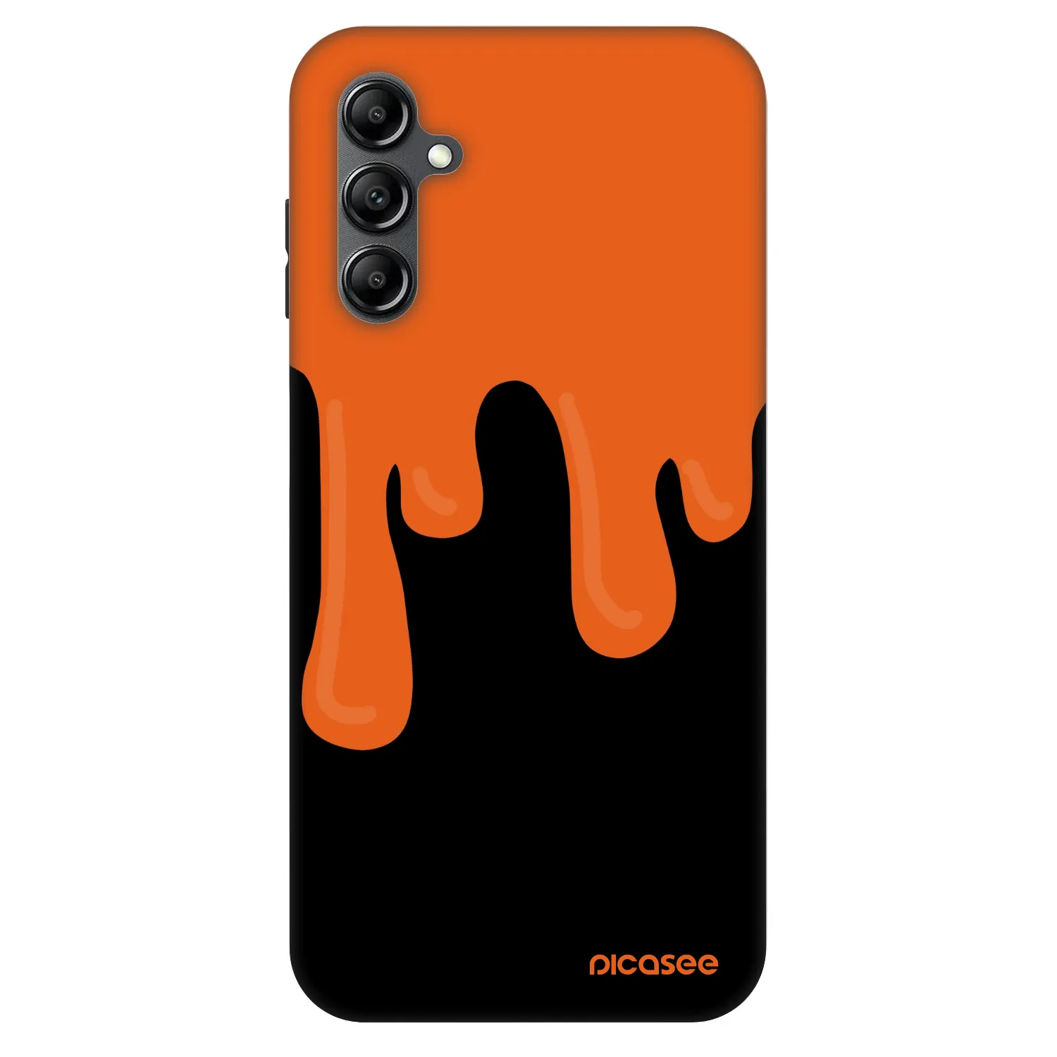 Picasee Fashion Case Samsung Galaxy A16 4G - Orange spooky