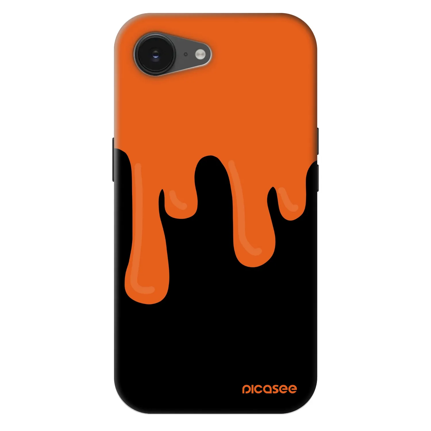 Picasee Fashion Case MagSafe Apple iPhone 17e - Orange spooky
