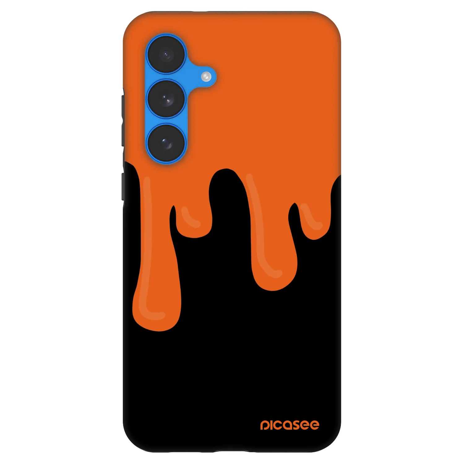 Picasee Fashion Case Samsung Galaxy S25 FE 5G - Orange spooky