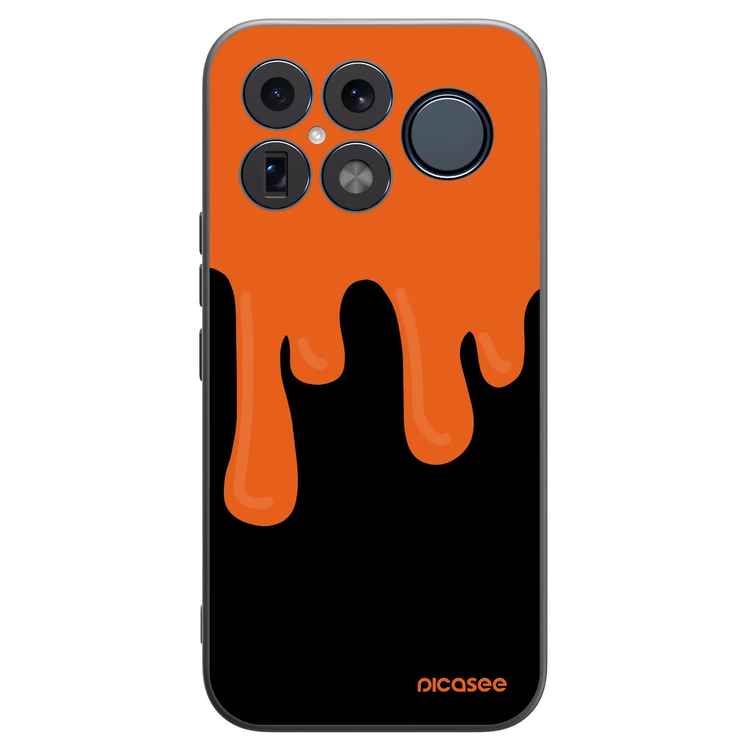 Picasee fekete szilikon tok az alábbi mobiltelefonokra Xiaomi Poco F8 Ultra - Orange spooky