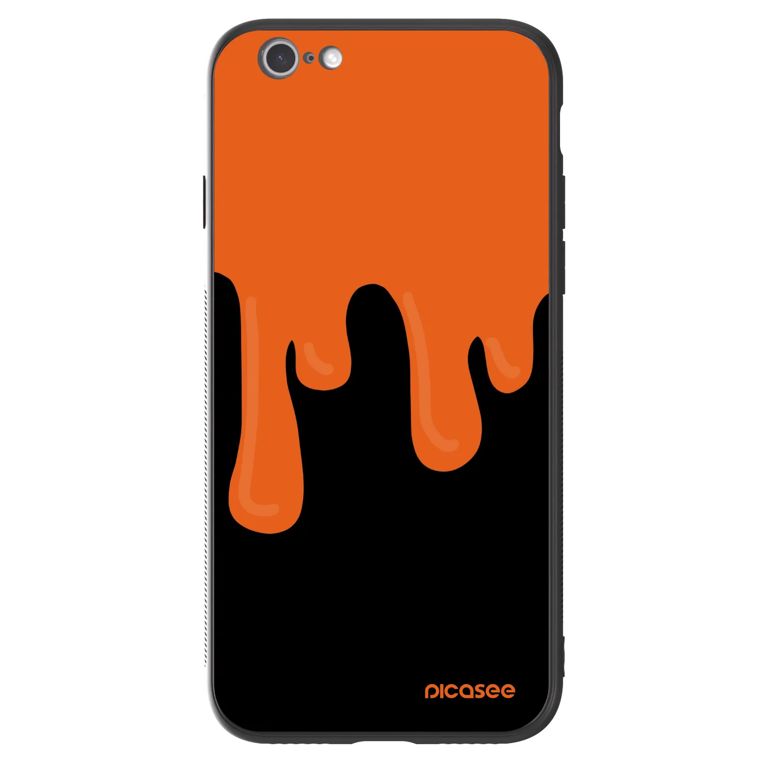 Picasee ULTIMATE CASE Apple iPhone 6/6S - készülékre - Orange spooky