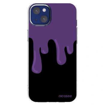 Picasee átlátszó szilikon tok az alábbi mobiltelefonokra Apple iPhone 14 Plus - Purple spooky