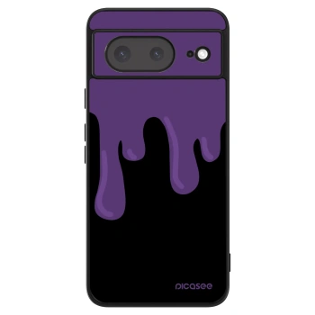 Szilikon tok erre a típusra Google Pixel 8a - Purple spooky