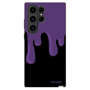 Szilikon tok erre a típusra Samsung Galaxy S22 Ultra 5G - Purple spooky