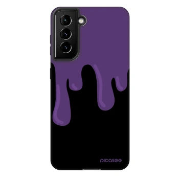 Szilikon tok erre a típusra Samsung Galaxy S21 FE 5G - Purple spooky