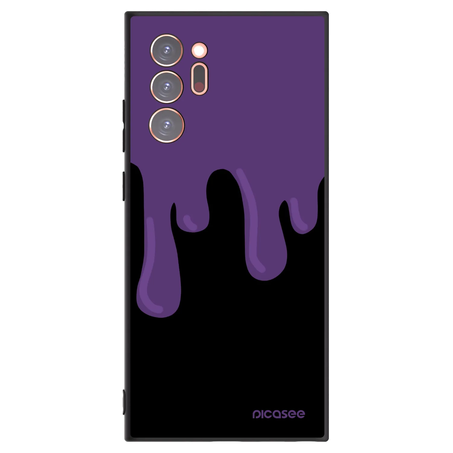 Picasee fekete szilikon tok az alábbi mobiltelefonokra Samsung Galaxy Note 20 Ultra - Purple spooky