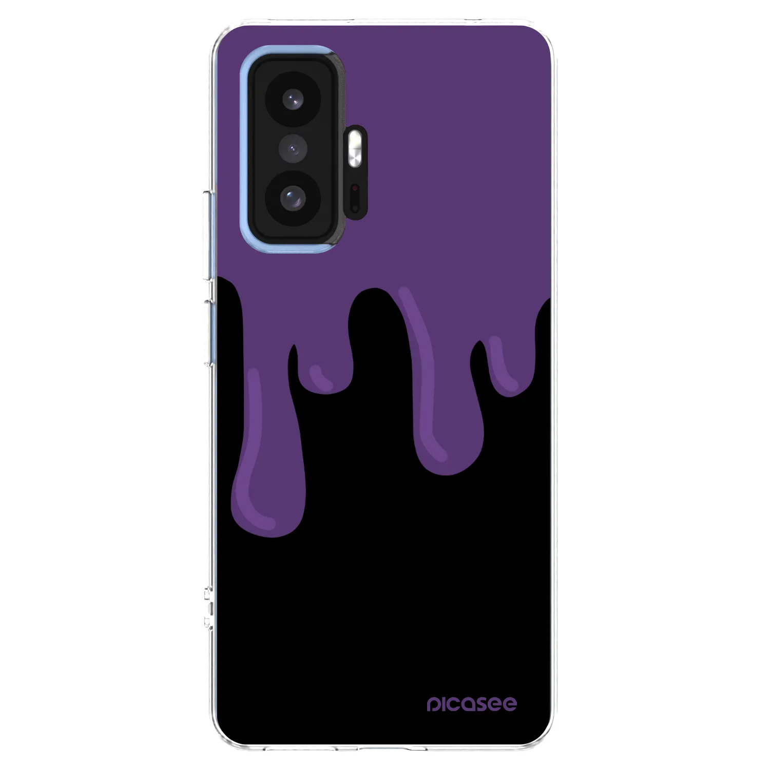 Picasee átlátszó szilikon tok az alábbi mobiltelefonokra Xiaomi 11T Pro - Purple spooky