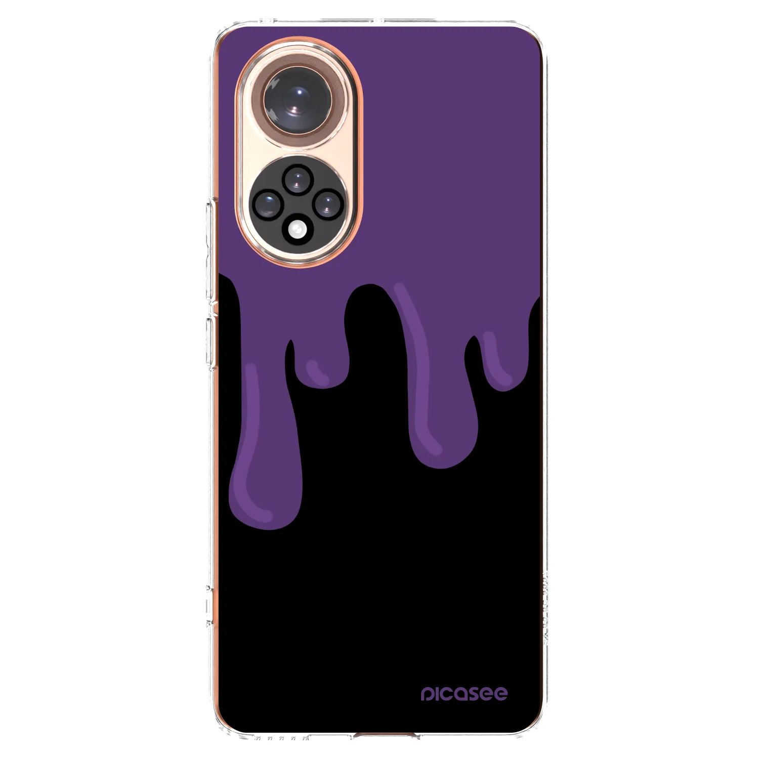 Picasee átlátszó szilikon tok az alábbi mobiltelefonokra Honor 50 5G - Purple spooky