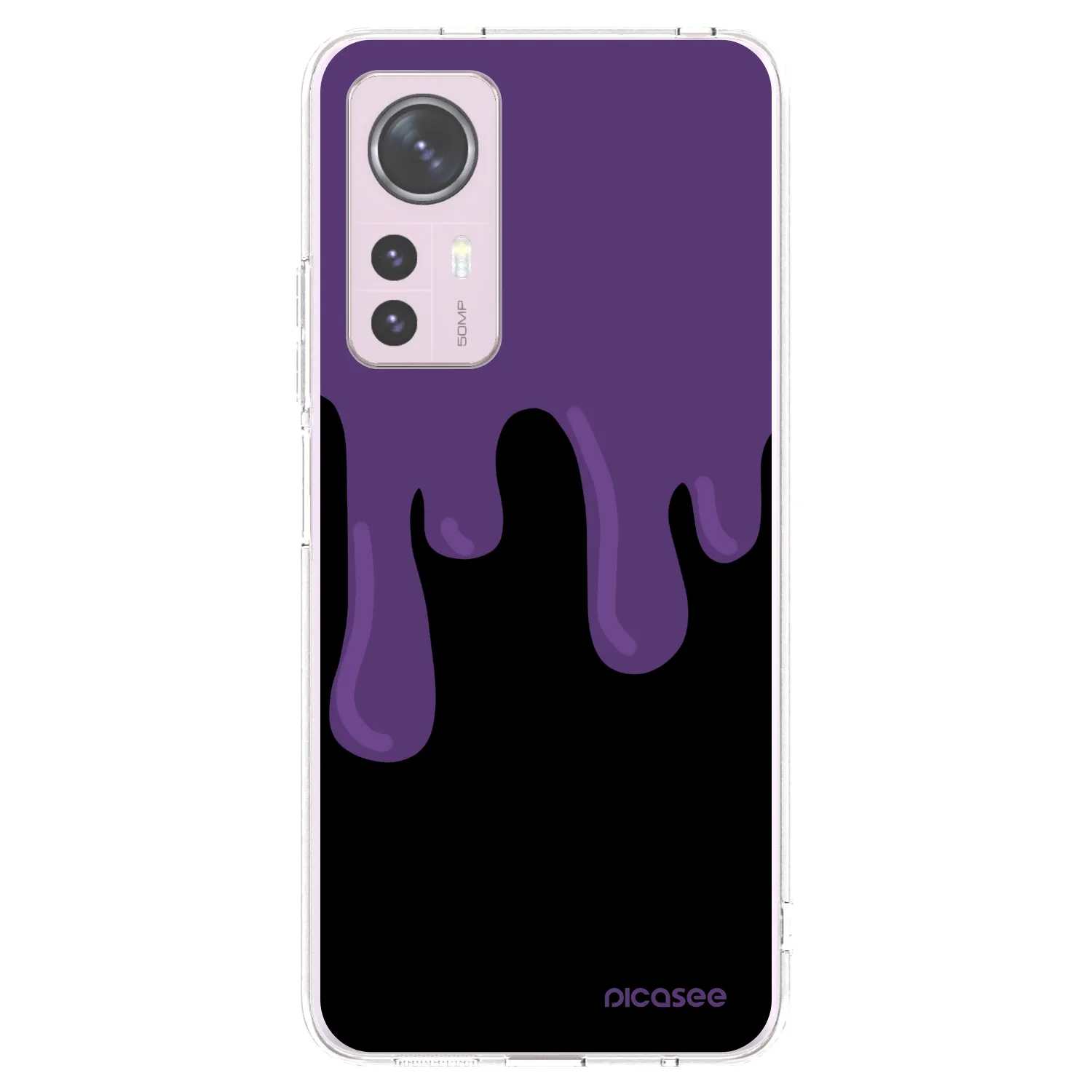Picasee átlátszó szilikon tok az alábbi mobiltelefonokra Xiaomi 12 - Purple spooky