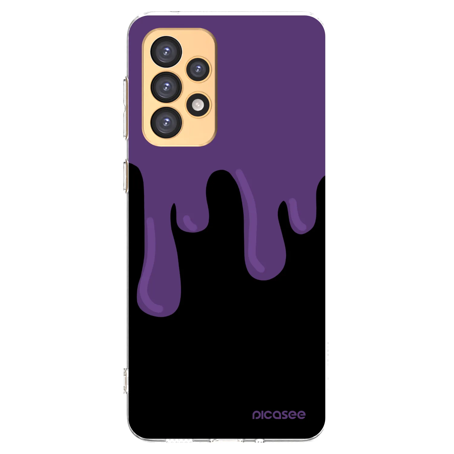 Picasee átlátszó szilikon tok az alábbi mobiltelefonokra Samsung Galaxy A33 5G A336 - Purple spooky