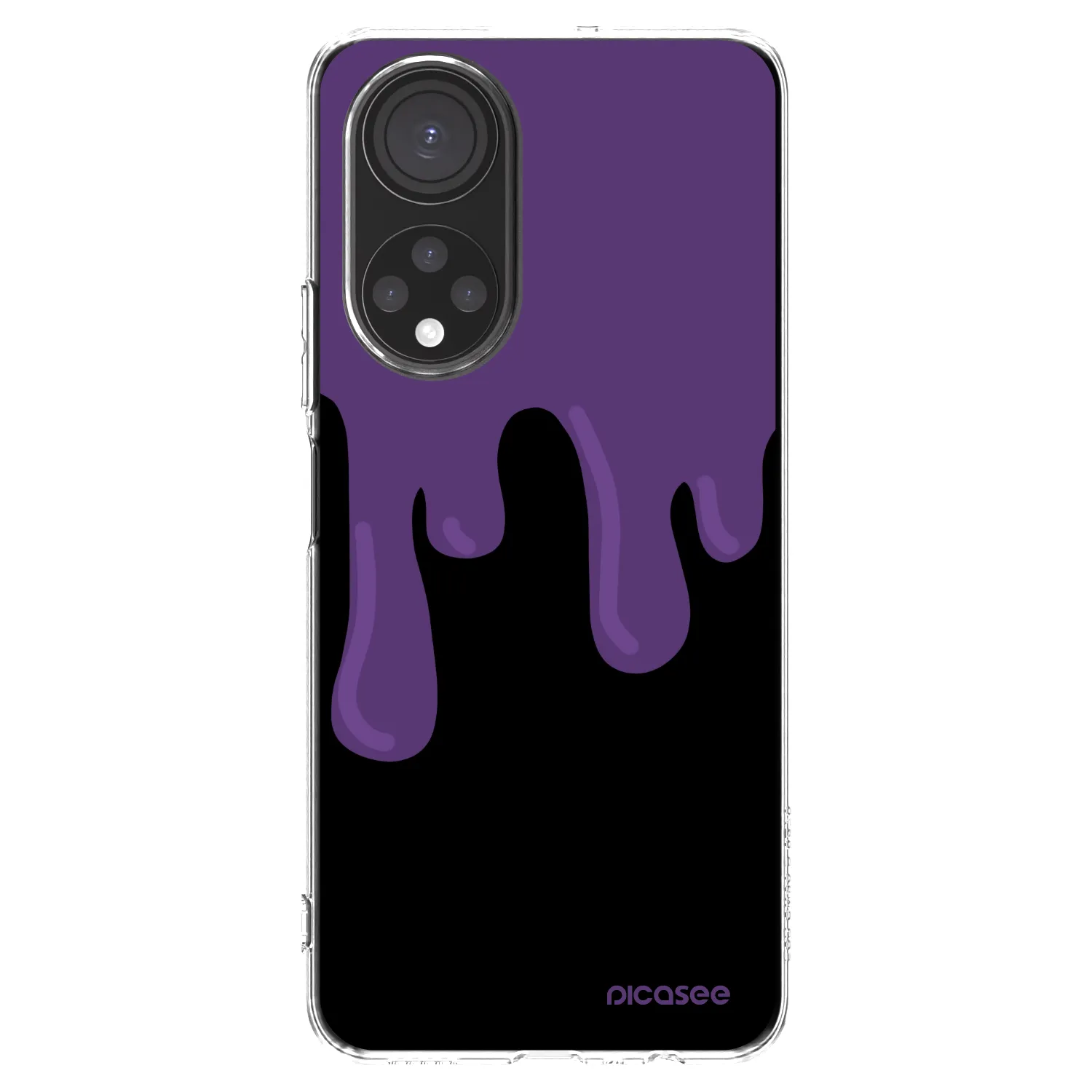 Picasee átlátszó szilikon tok az alábbi mobiltelefonokra Honor X7 - Purple spooky
