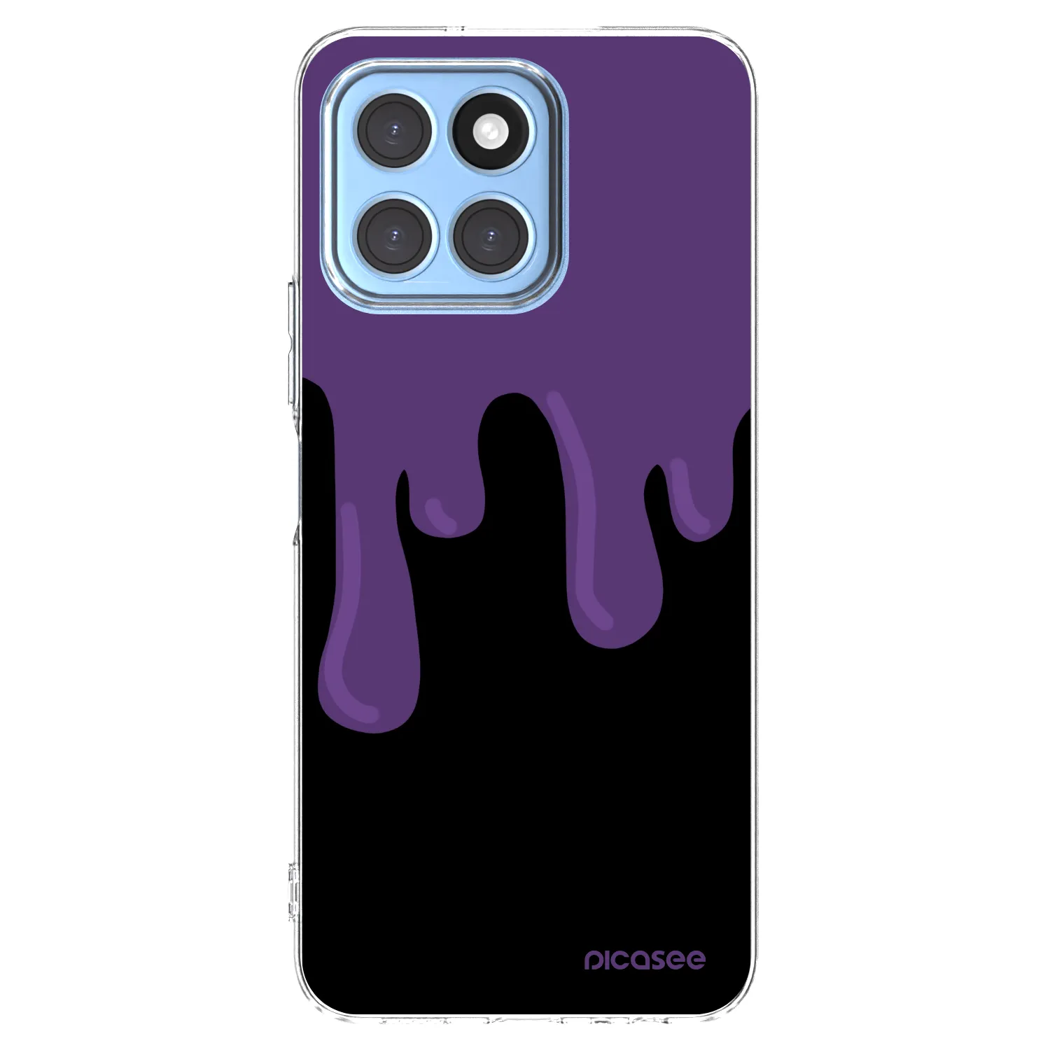 Picasee átlátszó szilikon tok az alábbi mobiltelefonokra Honor X6 - Purple spooky