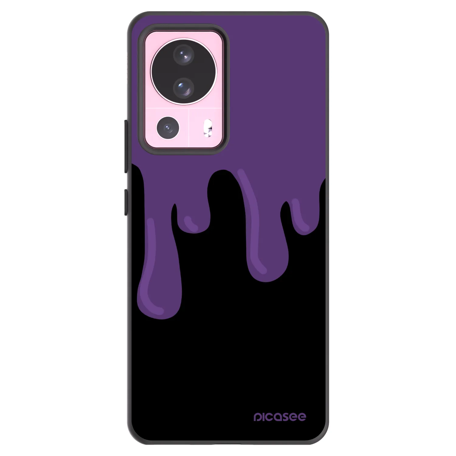 Picasee fekete szilikon tok az alábbi mobiltelefonokra Xiaomi 13 Lite - Purple spooky