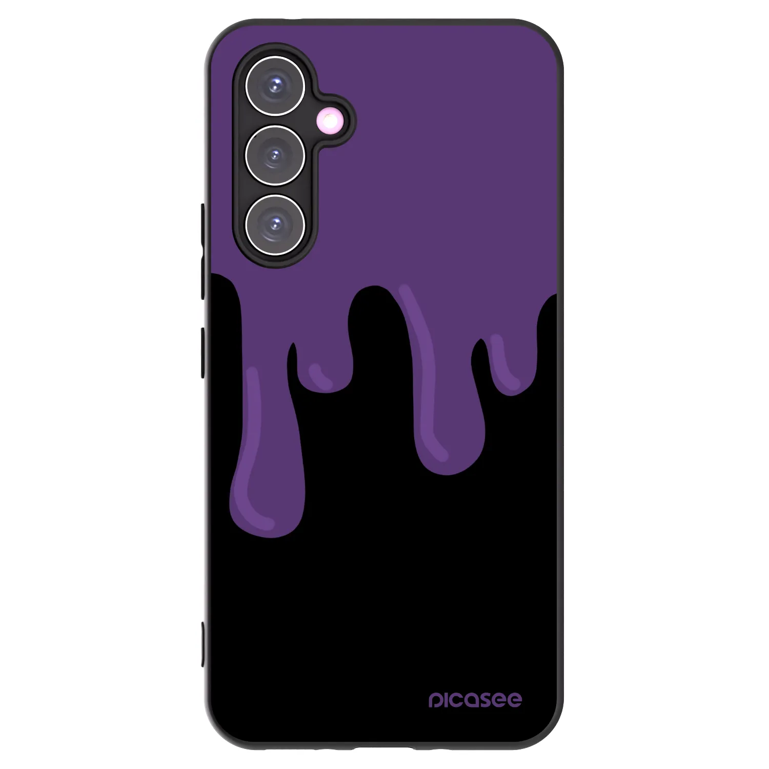 Picasee fekete szilikon tok az alábbi mobiltelefonokra Samsung Galaxy A54 5G A546B - Purple spooky