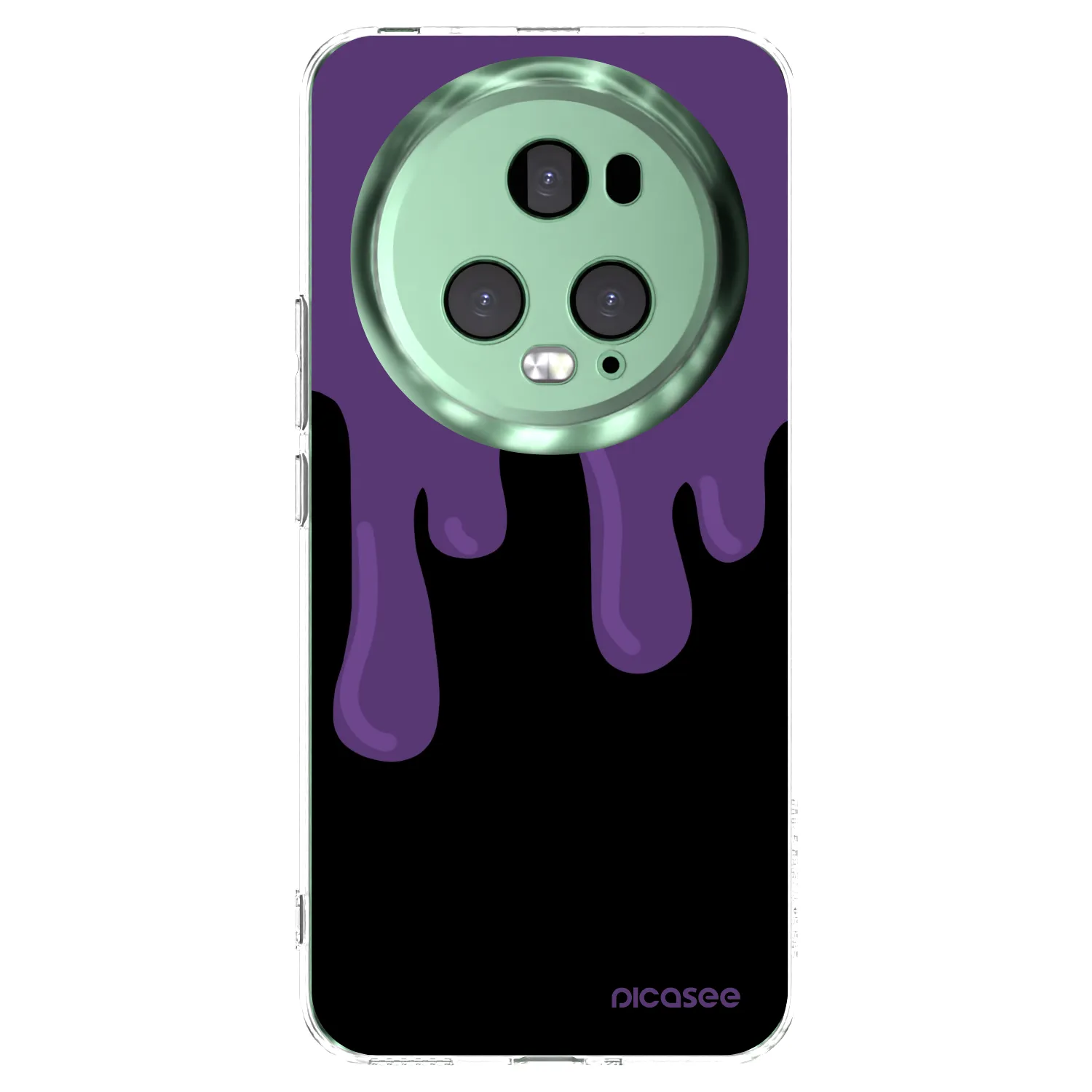 Picasee átlátszó szilikon tok az alábbi mobiltelefonokra Honor Magic5 Pro - Purple spooky