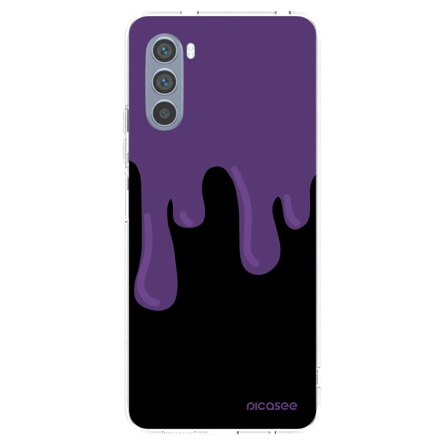 Picasee átlátszó szilikon tok az alábbi mobiltelefonokra Motorola Moto G62 - Purple spooky