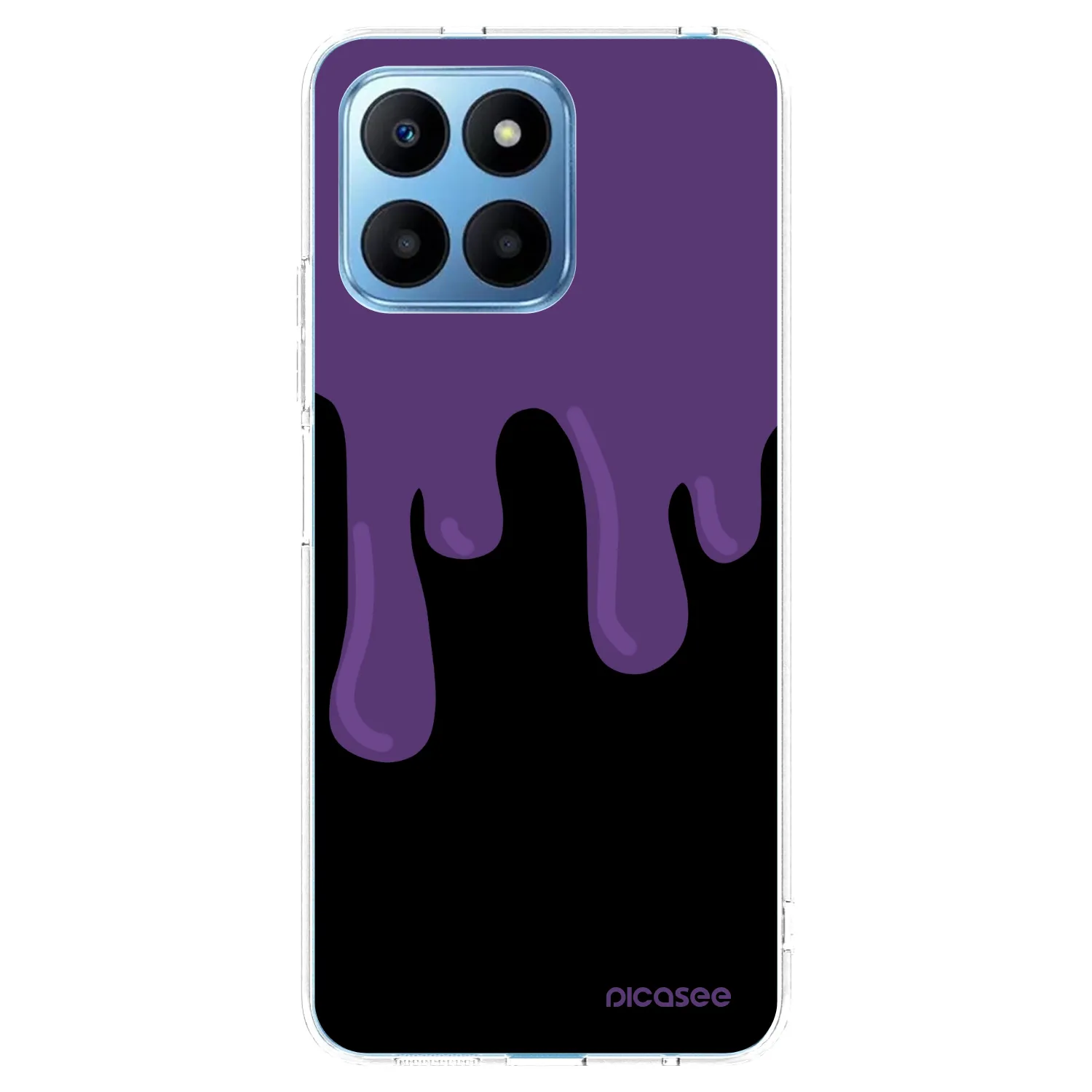 Picasee átlátszó szilikon tok az alábbi mobiltelefonokra Honor 70 Lite - Purple spooky