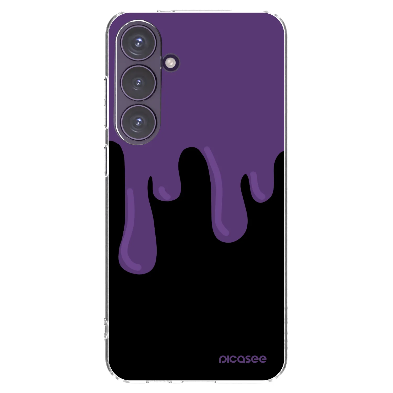 Picasee átlátszó szilikon tok az alábbi mobiltelefonokra Samsung Galaxy S24+ S926B 5G - Purple spooky