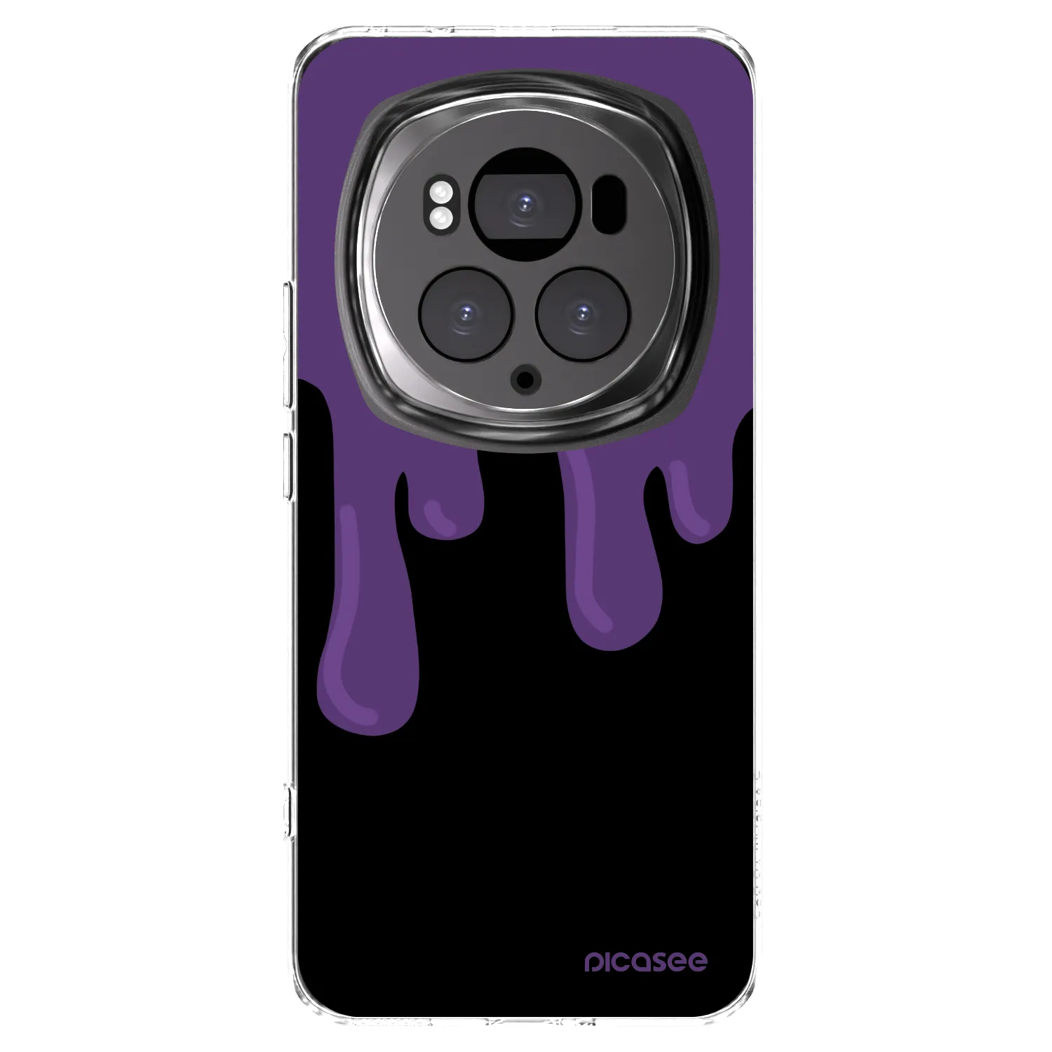 Picasee átlátszó szilikon tok az alábbi mobiltelefonokra Honor Magic6 Pro - Purple spooky