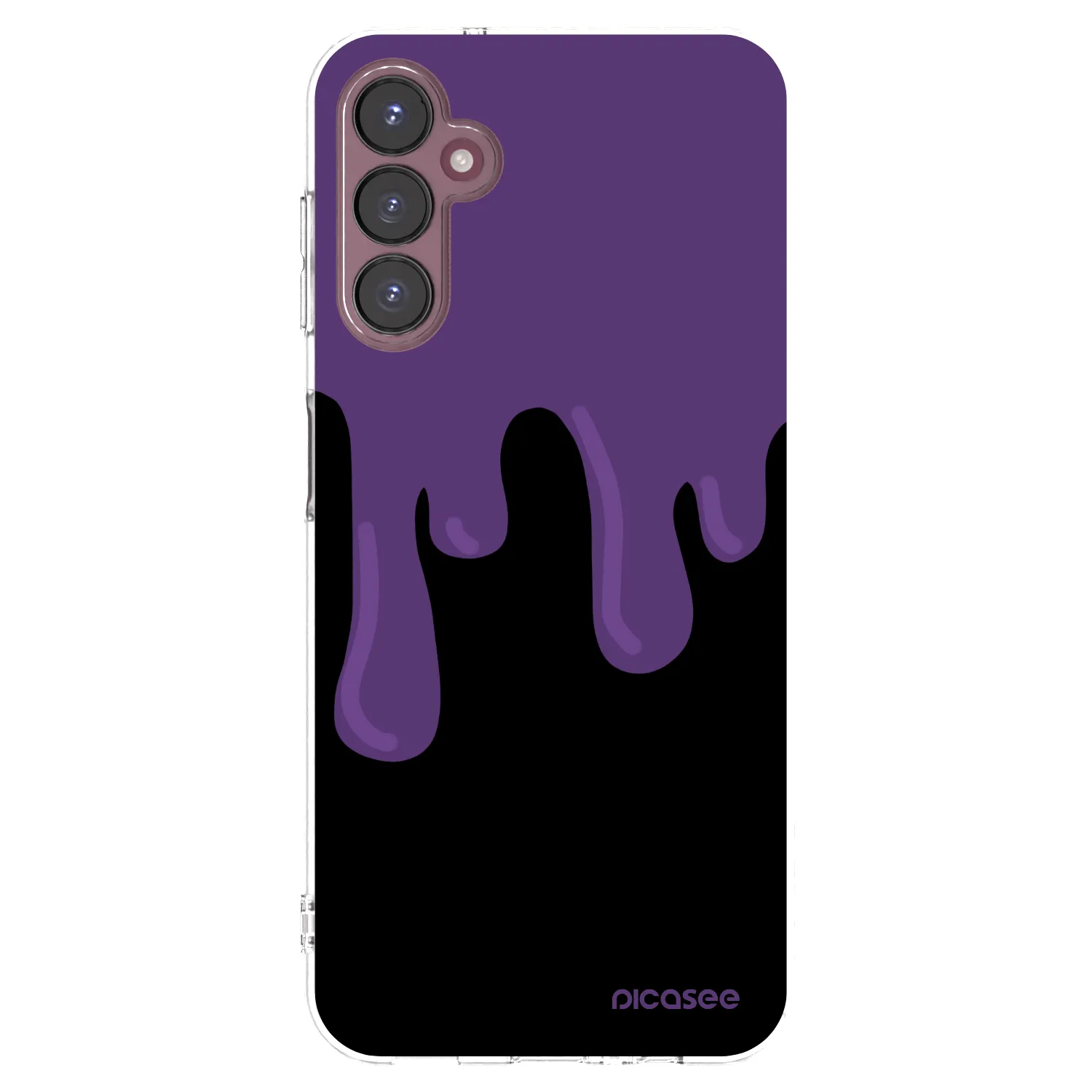 Picasee átlátszó szilikon tok az alábbi mobiltelefonokra Samsung Galaxy A05s A057G - Purple spooky