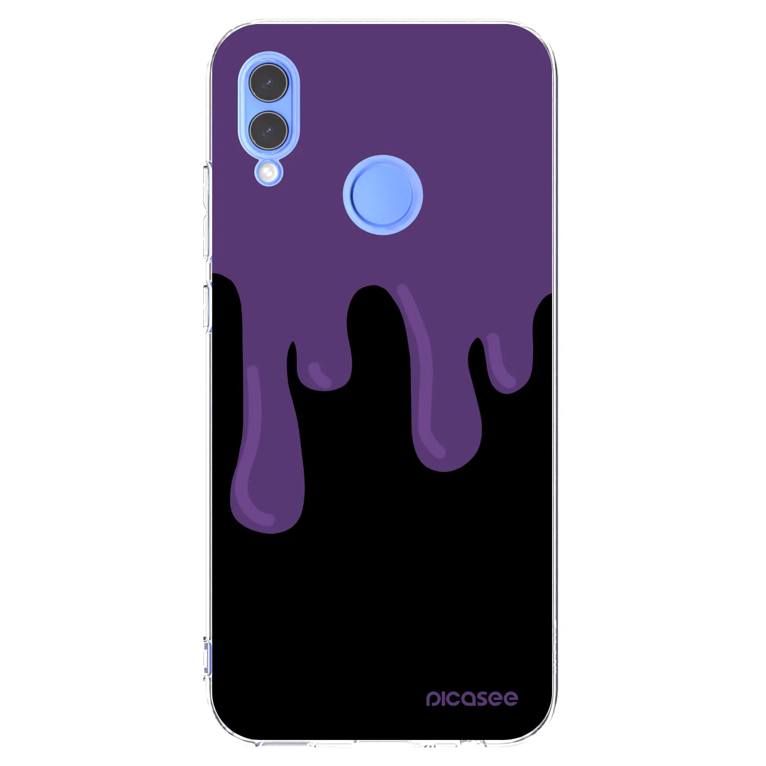 Picasee átlátszó szilikon tok az alábbi mobiltelefonokra Honor 10 Lite - Purple spooky