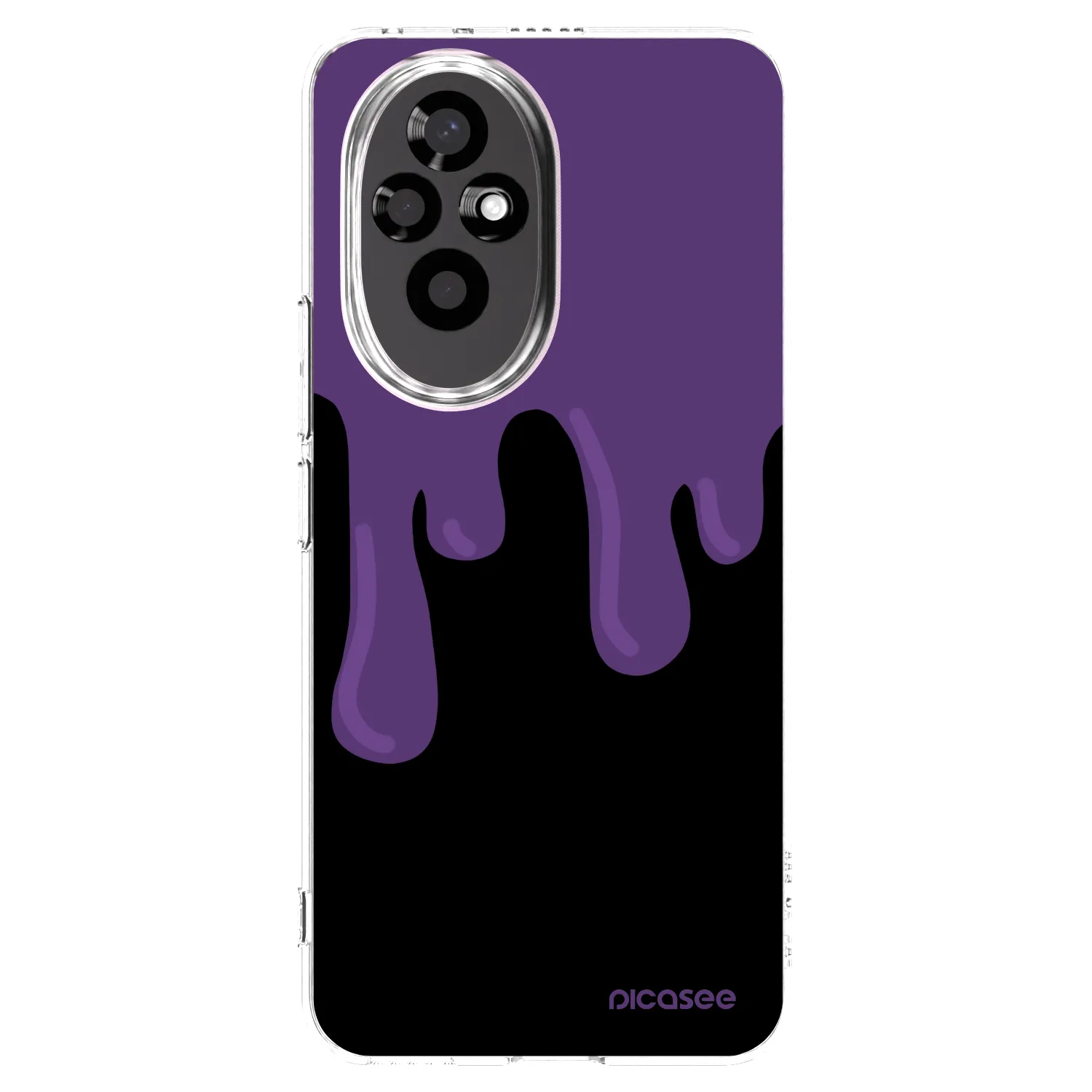 Picasee átlátszó szilikon tok az alábbi mobiltelefonokra Honor 200 5G - Purple spooky