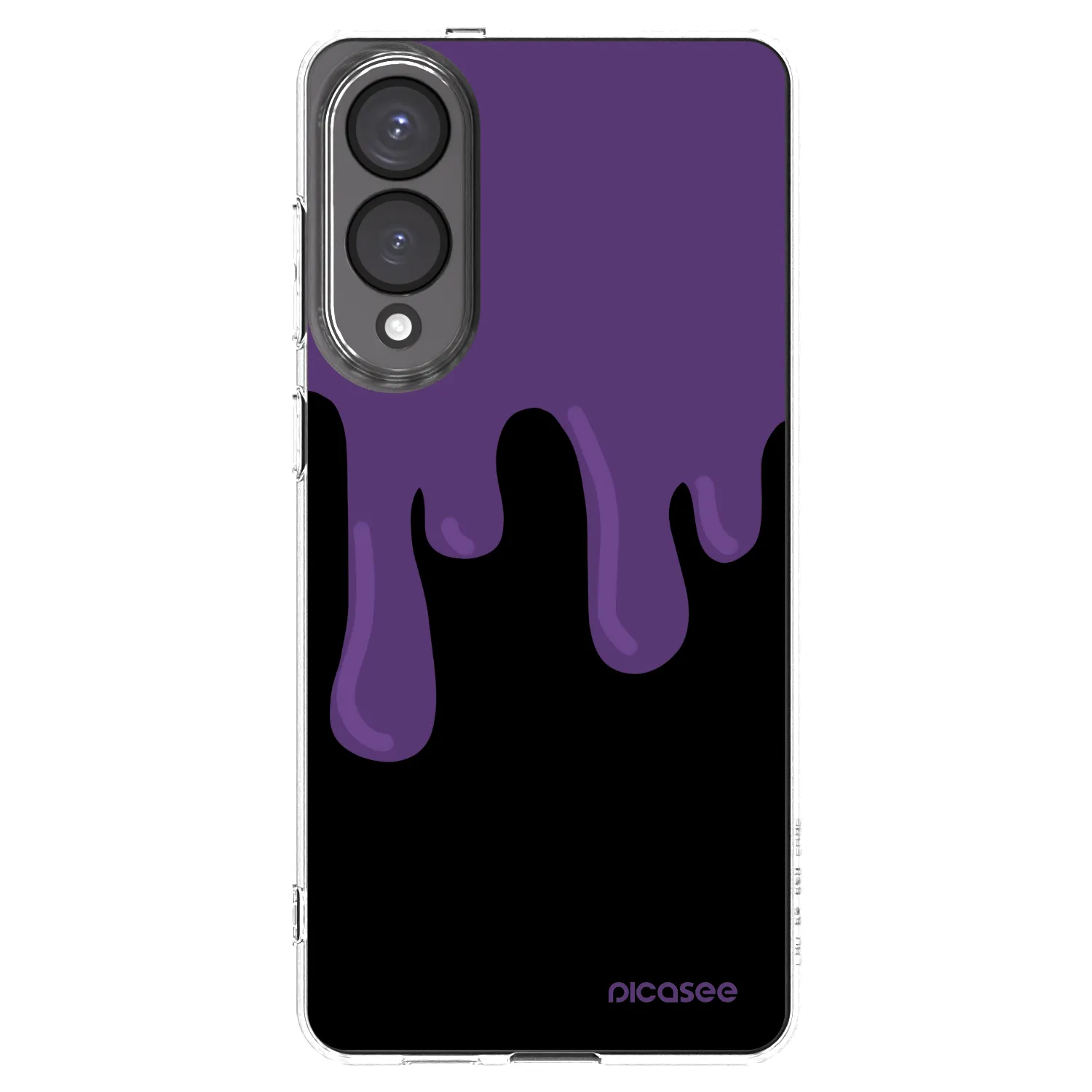 Picasee átlátszó szilikon tok az alábbi mobiltelefonokra Samsung Galaxy S25 Edge 5G - Purple spooky