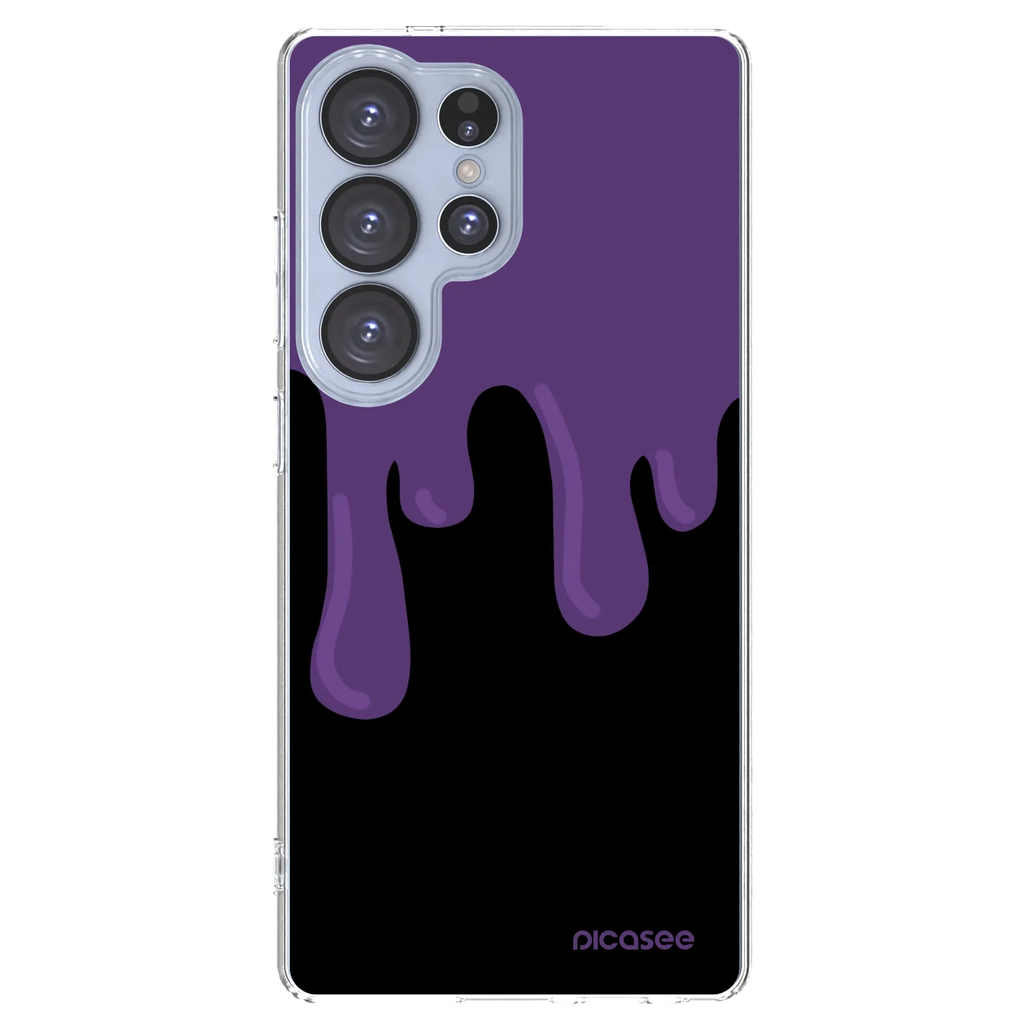 Picasee átlátszó szilikon tok az alábbi mobiltelefonokra Samsung Galaxy S25 Ultra 5G - Purple spooky