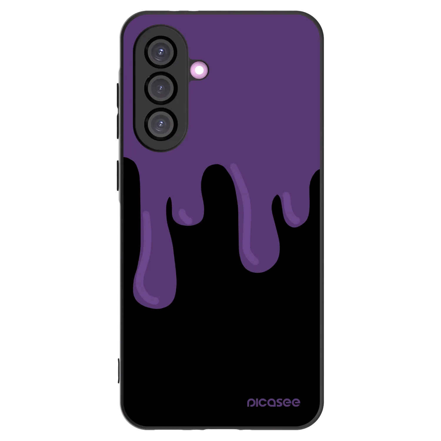 Picasee fekete szilikon tok az alábbi mobiltelefonokra Samsung Galaxy A56 5G A566B - Purple spooky