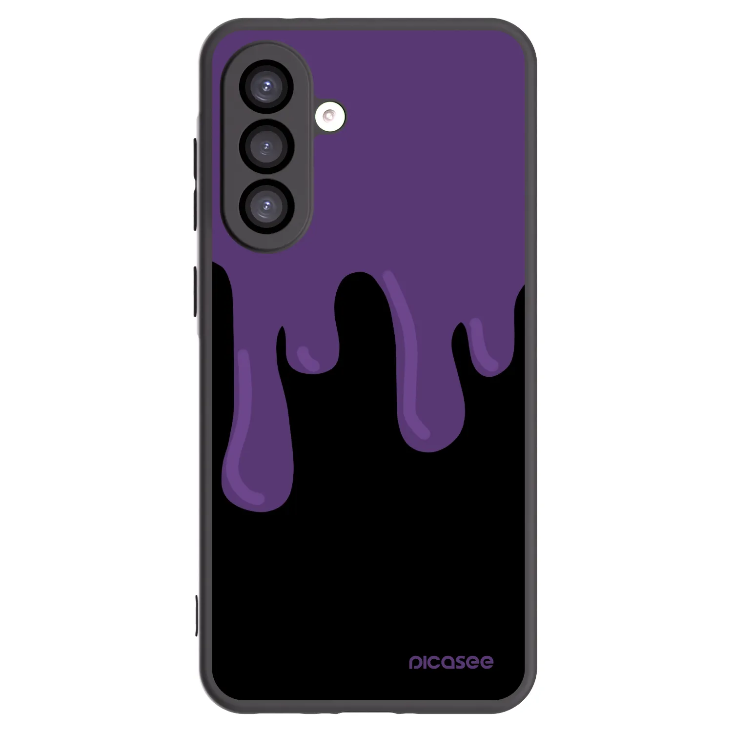Picasee fekete szilikon tok az alábbi mobiltelefonokra Samsung Galaxy A26 5G A266B - Purple spooky
