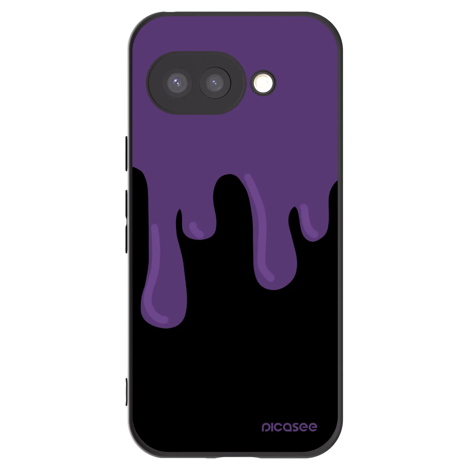 Picasee fekete szilikon tok az alábbi mobiltelefonokra Google Pixel 9a - Purple spooky