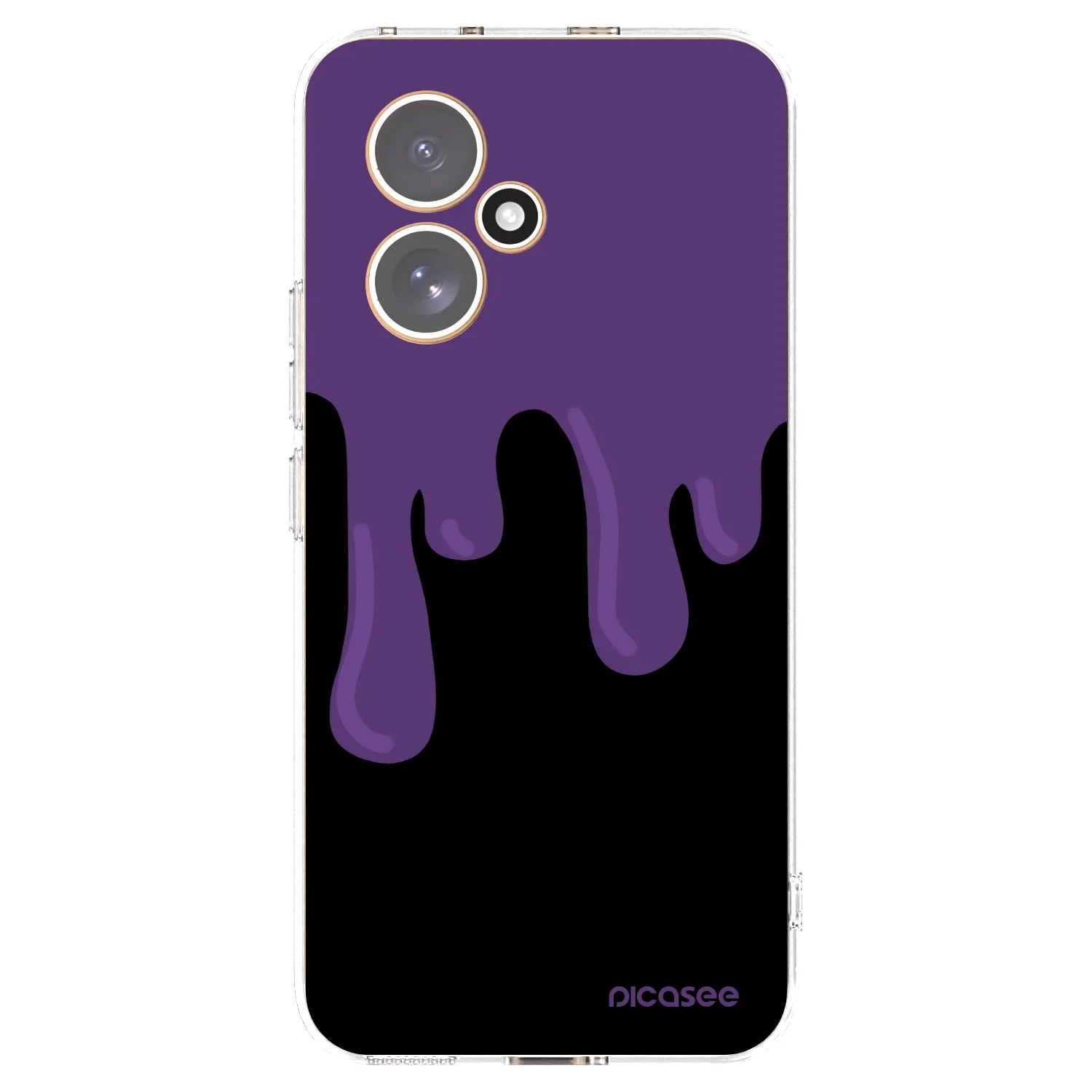 Picasee átlátszó szilikon tok az alábbi mobiltelefonokra Honor 400 5G - Purple spooky