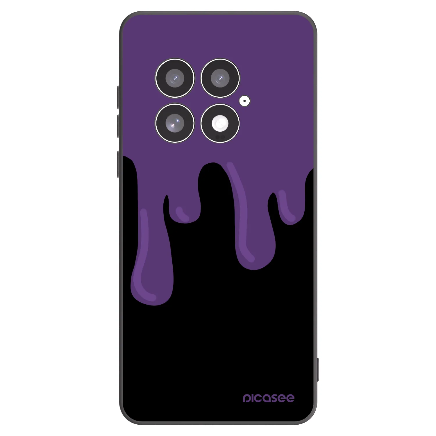 Picasee fekete szilikon tok az alábbi mobiltelefonokra OnePlus 13 5G - Purple spooky