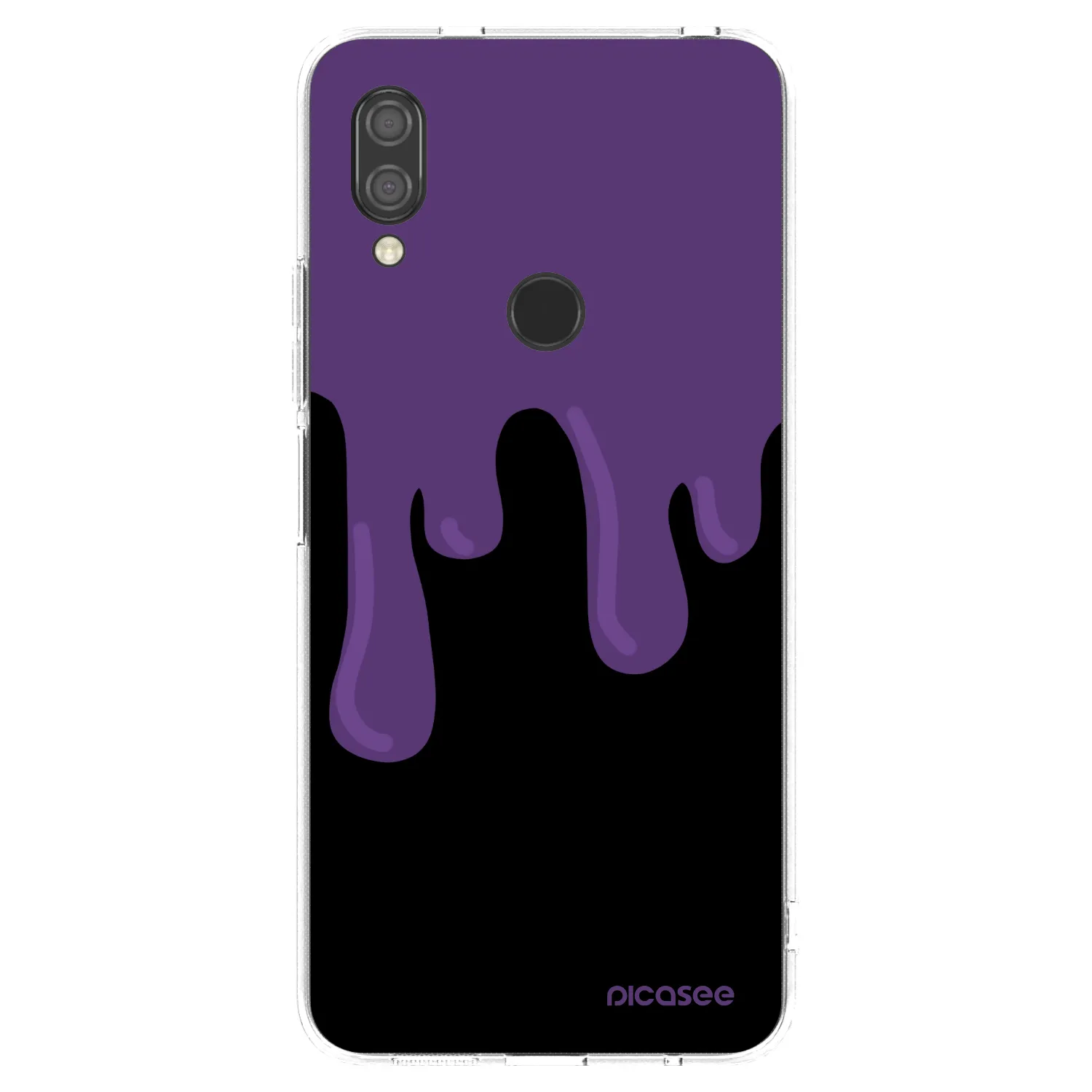 Picasee átlátszó szilikon tok az alábbi mobiltelefonokra Xiaomi Redmi 7 - Purple spooky