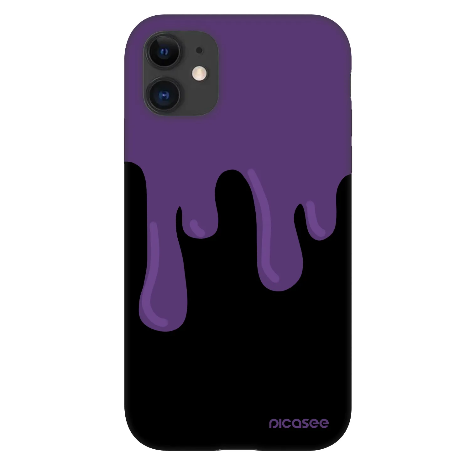 Picasee Fashion Case Apple iPhone 11 - Purple spooky