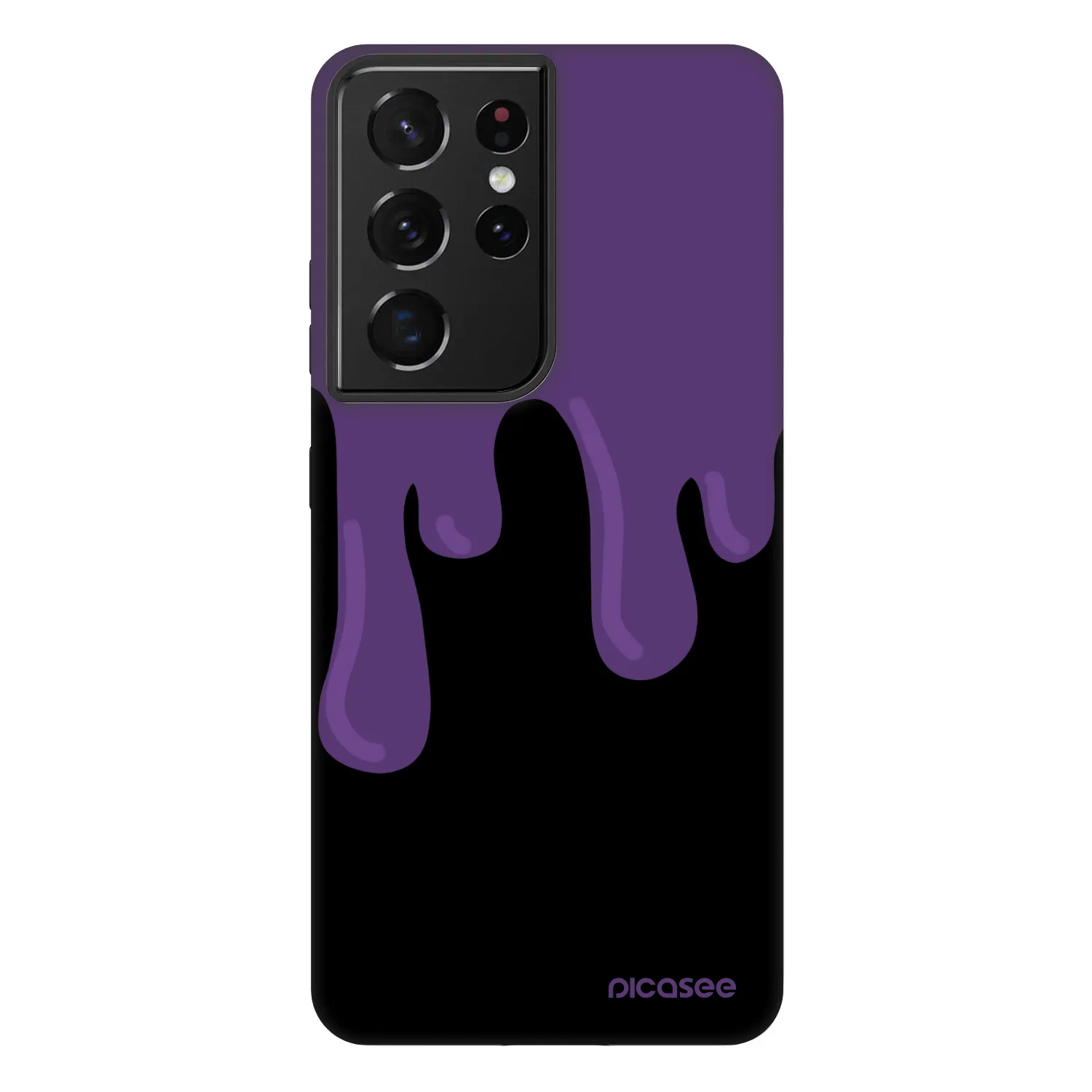 Picasee Fashion Case Samsung Galaxy S21 Ultra 5G G998B - Purple spooky