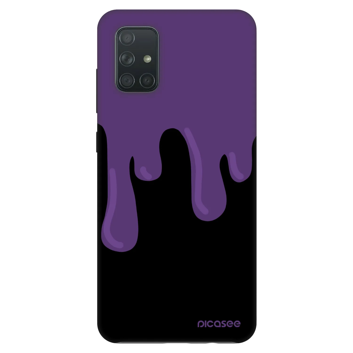 Picasee Fashion Case Samsung Galaxy A71 A715F - Purple spooky