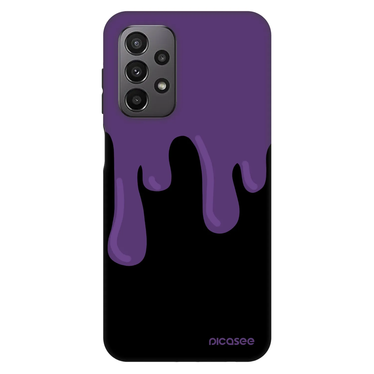 Picasee Fashion Case Samsung Galaxy A23 A235F 4G - Purple spooky