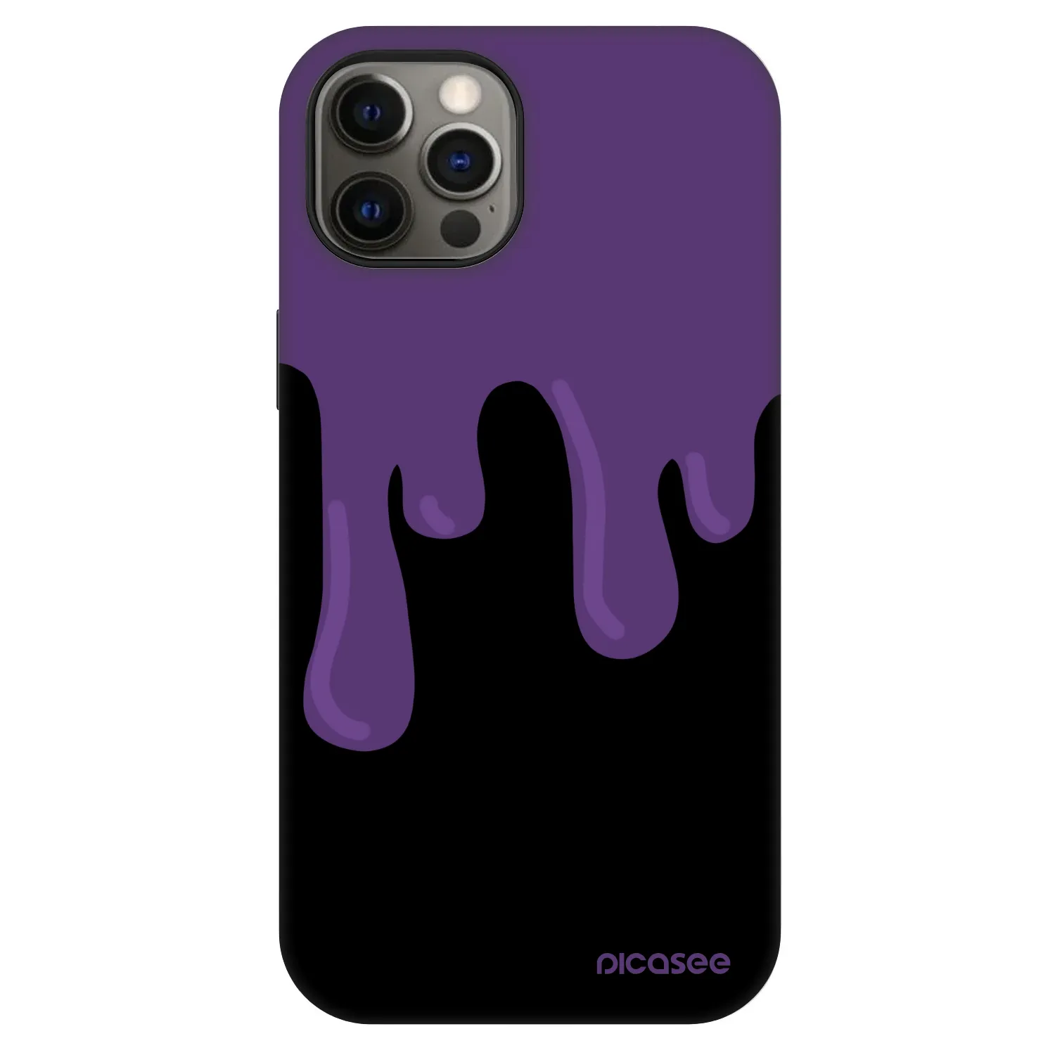 Picasee Fashion Case MagSafe Apple iPhone 12 Pro - Purple spooky