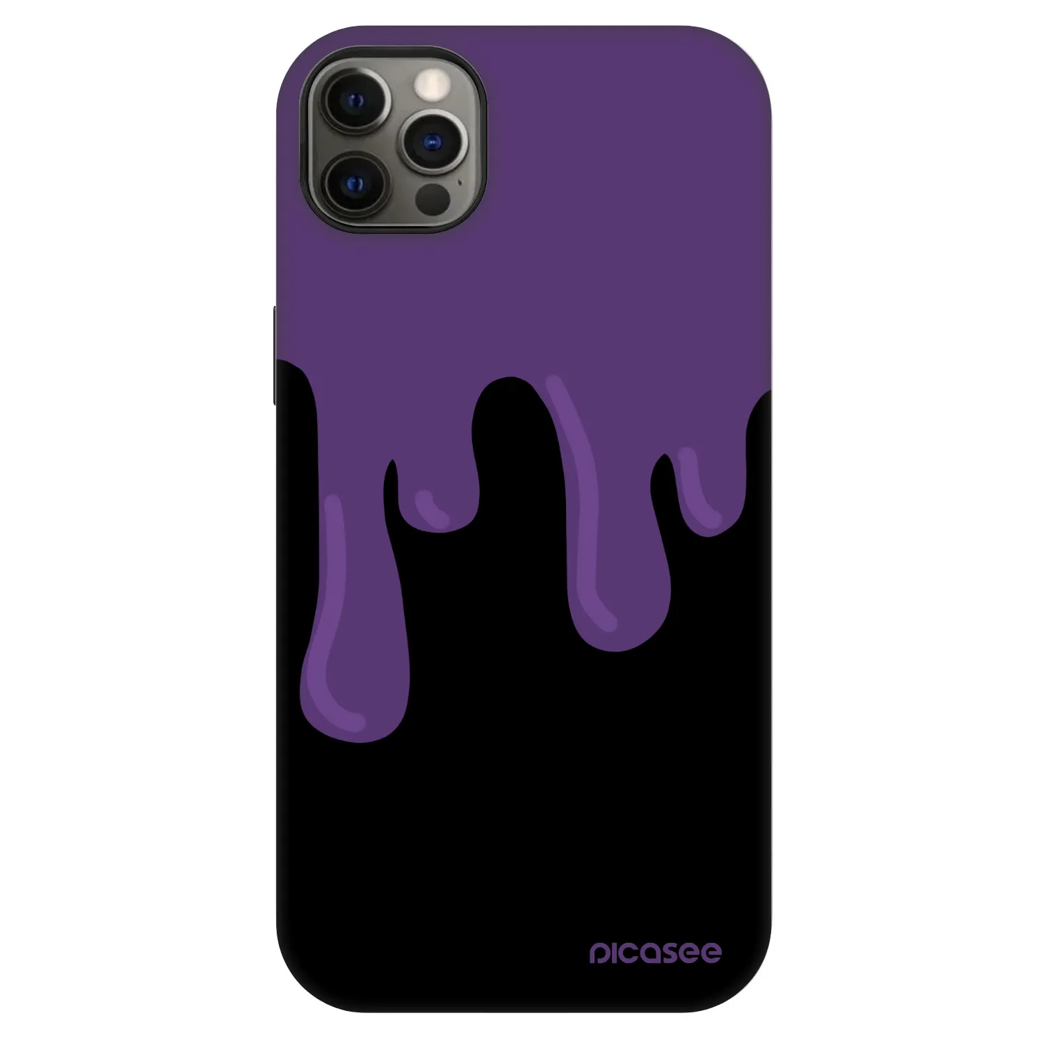 Picasee Fashion Case MagSafe Apple iPhone 12 Pro Max - Purple spooky