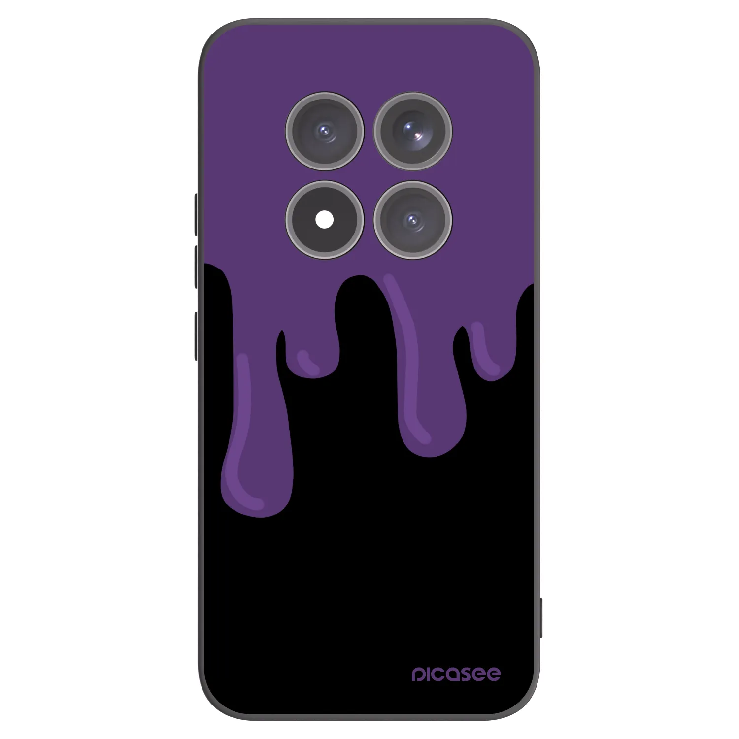 Picasee fekete szilikon tok az alábbi mobiltelefonokra Xiaomi Redmi Note 15 Pro+ - Purple spooky