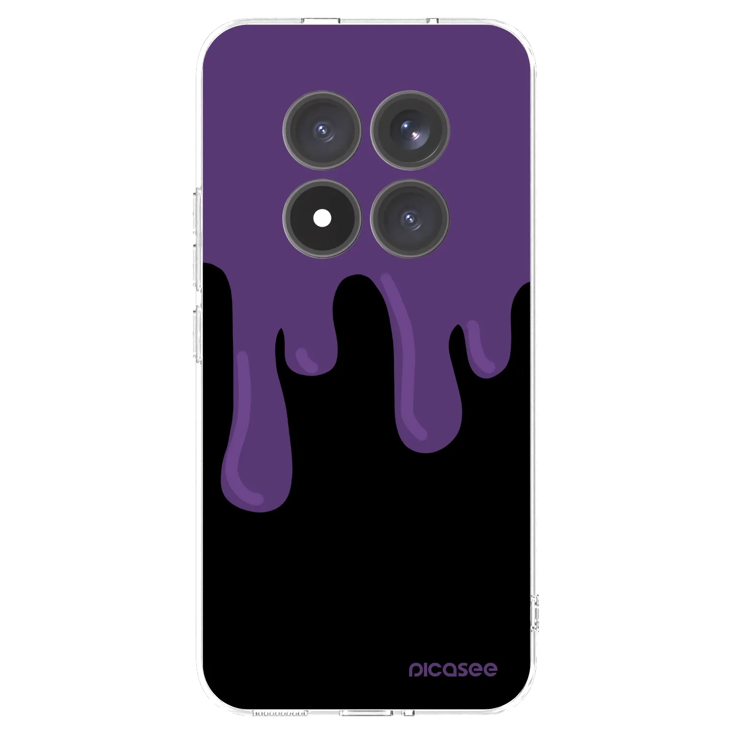 Picasee átlátszó szilikon tok az alábbi mobiltelefonokra Xiaomi Redmi Note 15 Pro+ - Purple spooky