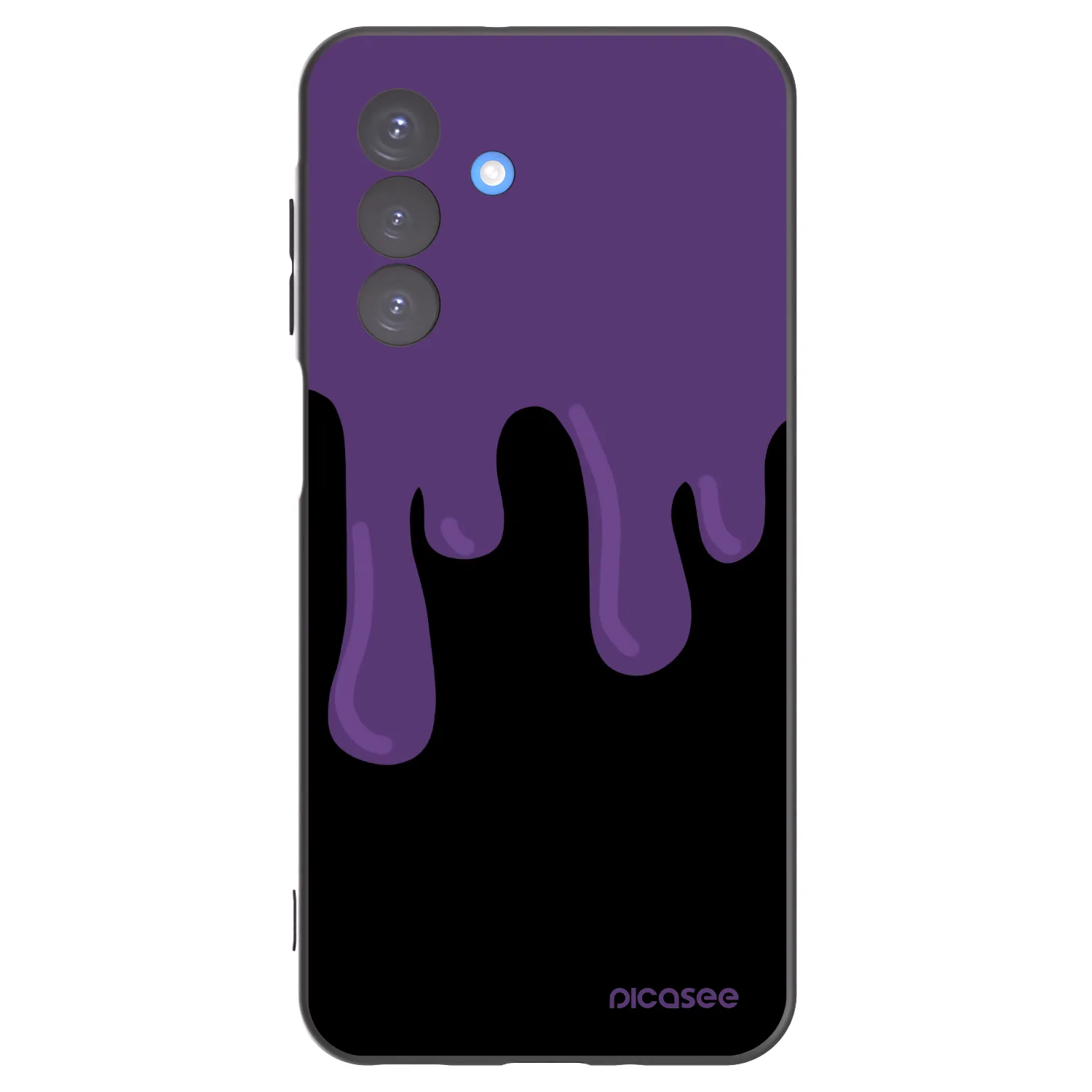 Picasee fekete szilikon tok az alábbi mobiltelefonokra Samsung Galaxy A17 5G - Purple spooky