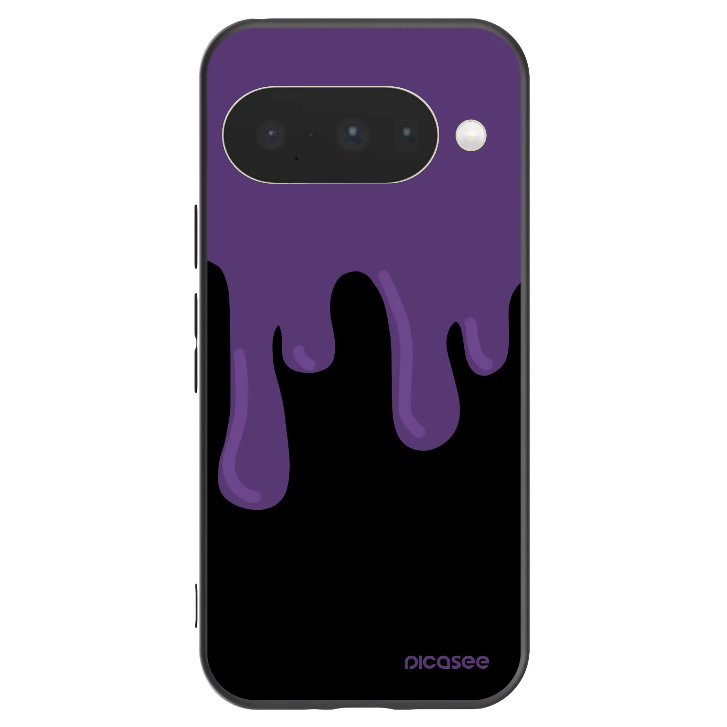Picasee fekete szilikon tok az alábbi mobiltelefonokra Google Pixel 10 - Purple spooky