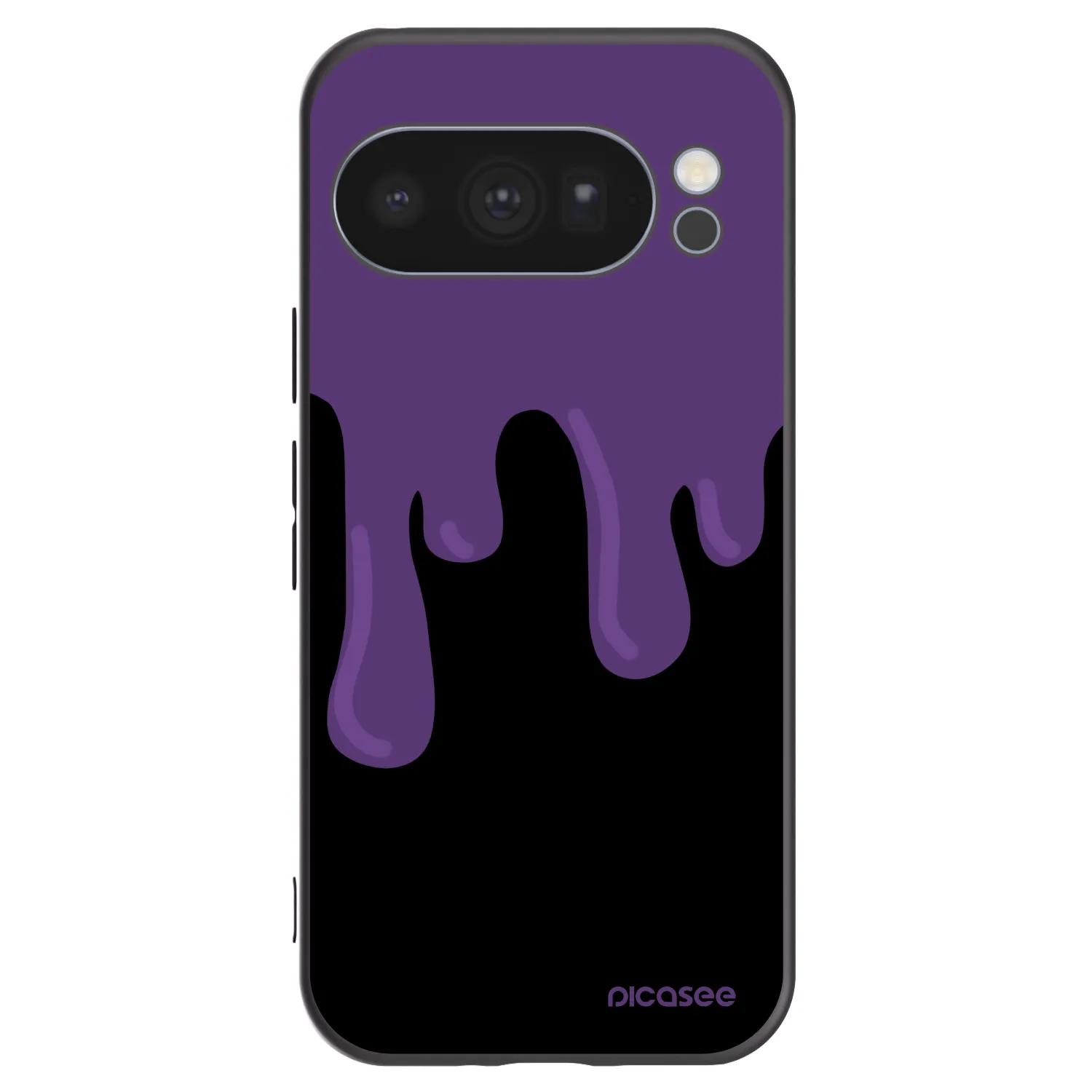 Picasee fekete szilikon tok az alábbi mobiltelefonokra Google Pixel 10 Pro - Purple spooky