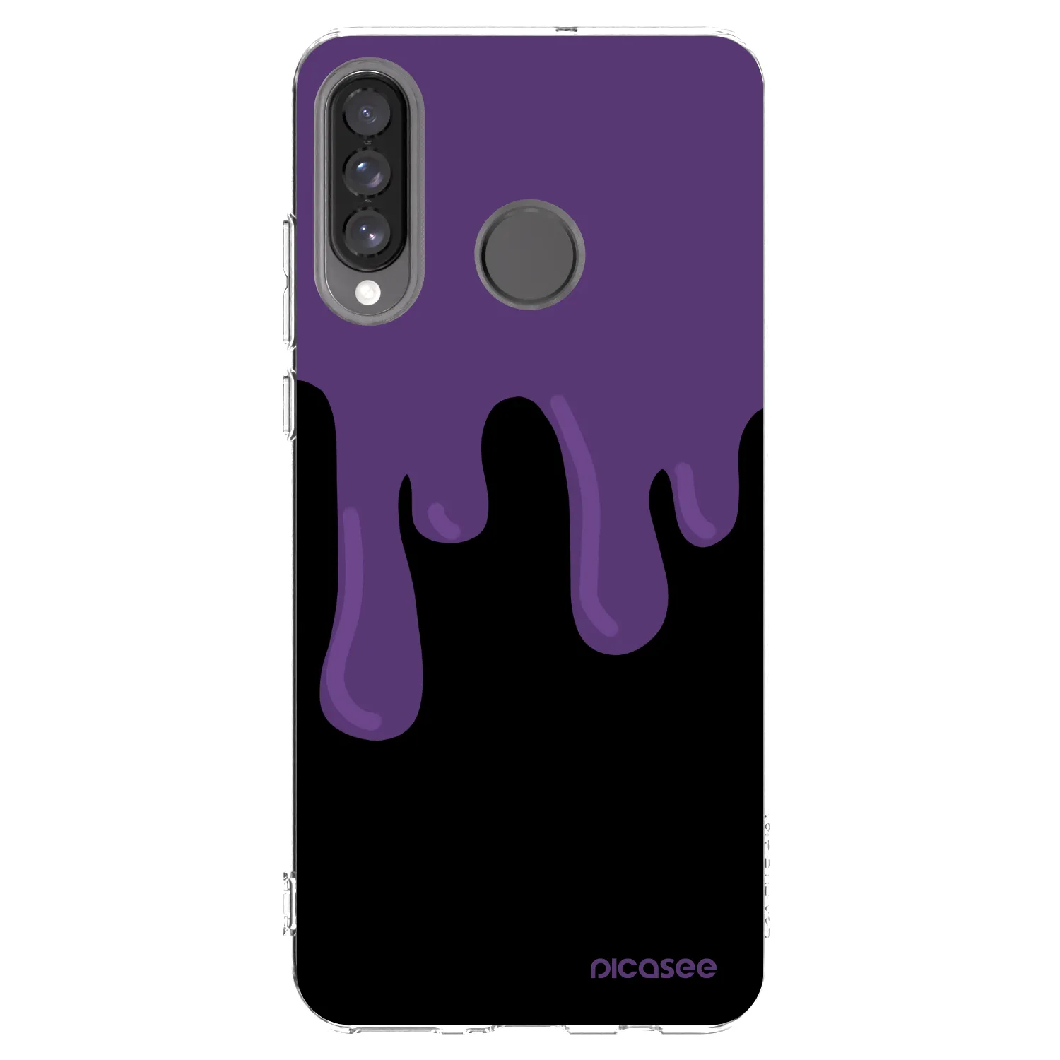 Picasee átlátszó szilikon tok az alábbi mobiltelefonokra Huawei P30 Lite - Purple spooky