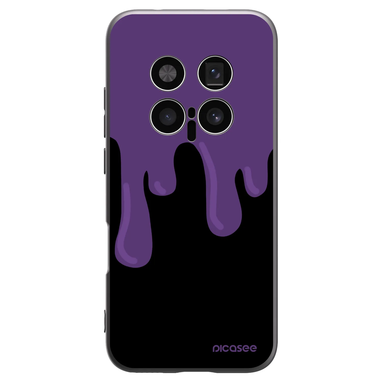Picasee fekete szilikon tok az alábbi mobiltelefonokra Honor Magic8 Pro 5G - Purple spooky